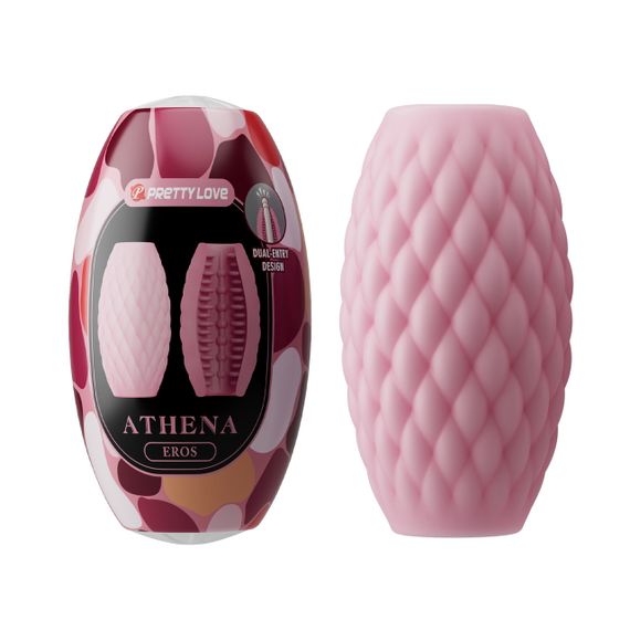 Мастурбатор яйцо Pretty Love - Athena EROS Pink, BM-00900T99-1 Sex Aura | Зображення 1