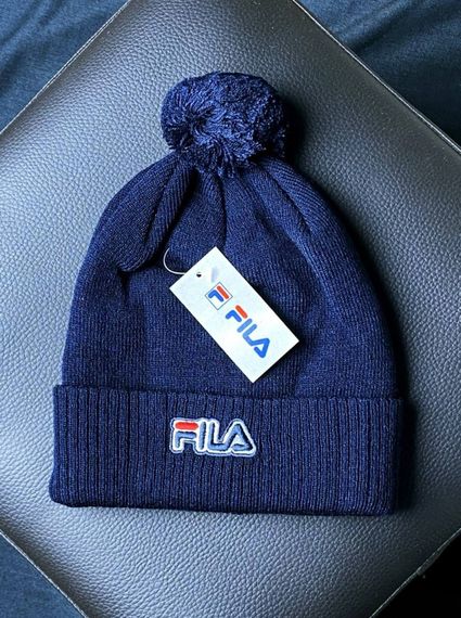 Шапка Fila темно-синя