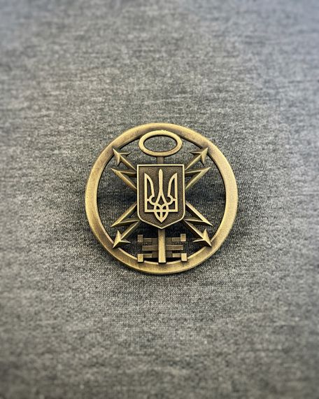 Кокарда на берет Спецсвязи металл