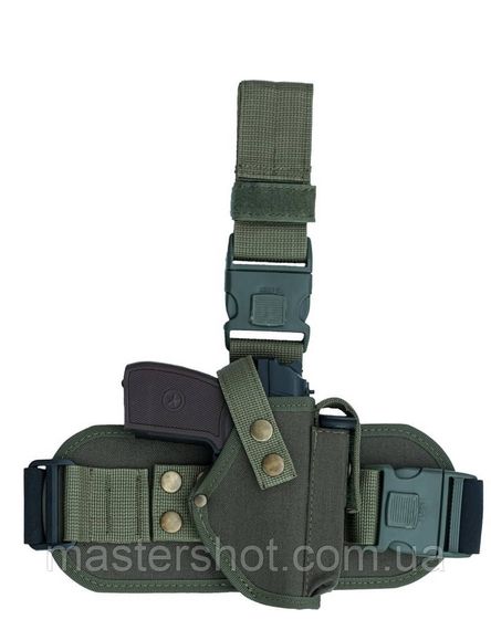 Тактична стегна кобура для пістолета макарова ПМ платформа oxford олива Зелений 11708 MS