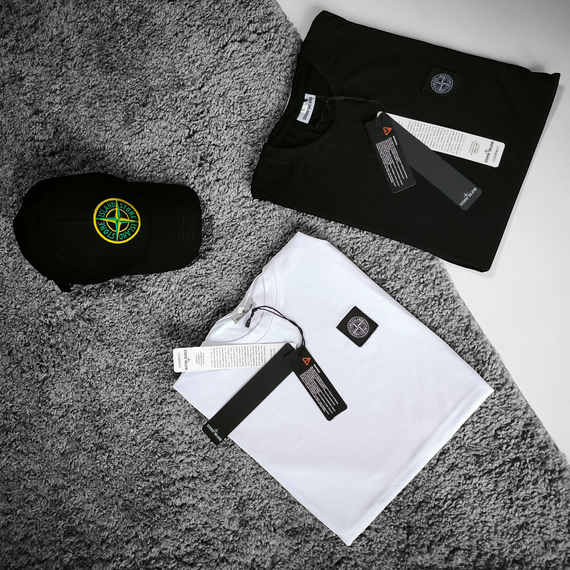 Чоловіча футболка Stone Island біла | Зображення 6