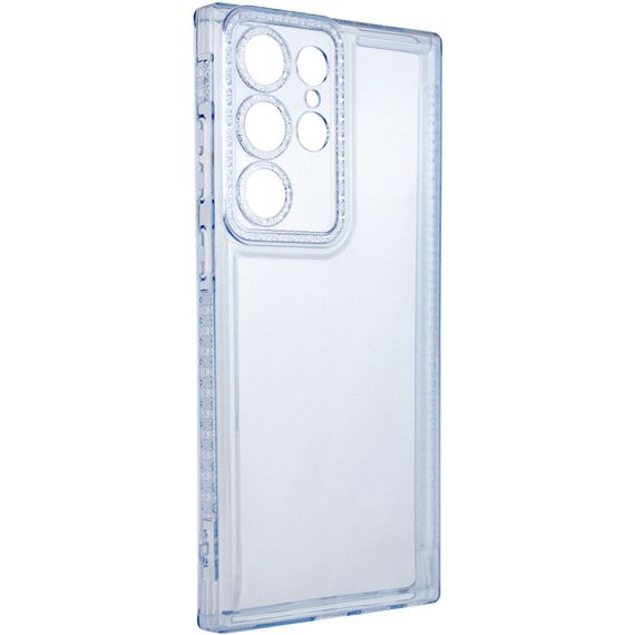 Чохол TPU Starfall Clear для Samsung Galaxy S23 Ultra Блакитний