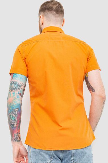 Рубашка мужская классическая   цвет оранжевый 186R1451 | Зображення 3