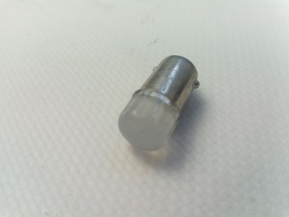 Лампа світлодіод з/ц 24V T4W BA9s 2SMD (28 х 35) матове скло/біла | Зображення 3