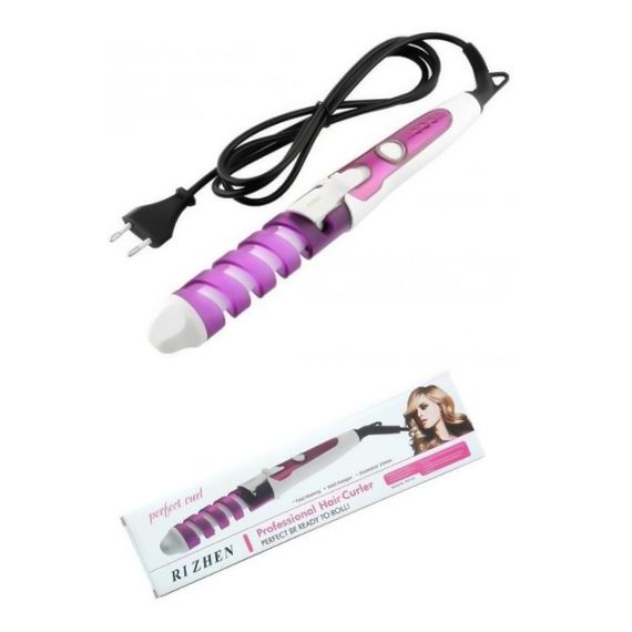 Плойка спіральна для 3d завивки для будь-якого типу волосся із захистом від перегріву Kras.A Perfect Curl RZ 118 | Зображення 3