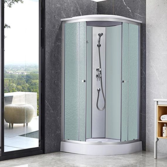 Душовий бокс Lidz Tani SB90x90.SAT.LOW.FR, скло Frost 4 мм | Зображення 9