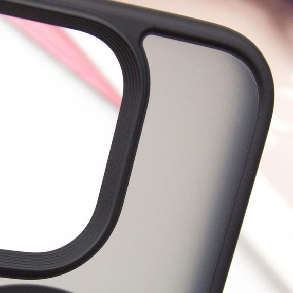 TPU+PC чохол Metal Buttons with MagSafe для Apple iPhone 16 Pro Max (6.9") Чорний | Зображення 5