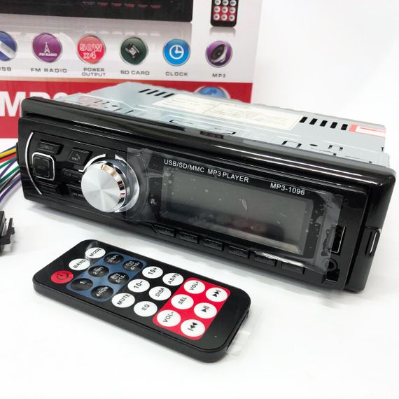 Автомагнітола MP3-1096 BT ISO зі знімною панеллю 4х50W, Магнітофон для машини авто автомобіля | Зображення 5