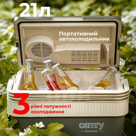 Автохолодильник Camry CR 8065, 24 л, 12В/220В, холодильник в машину, охолодження і нагрівання | Зображення 8
