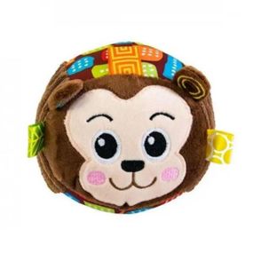 Игрушка интерактивная попрыгун Обезьянка NJ-00112 N66 Коричневая