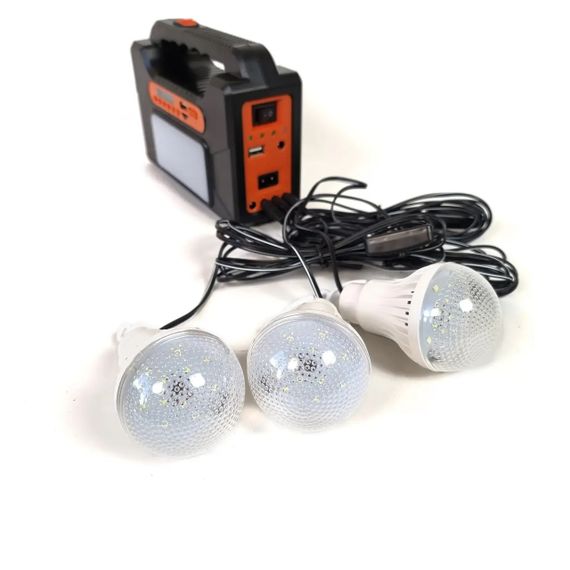 Фонарь-радио с Bluetooth EP-393BT Power Bank-с солнечной панелью 9V 3W+лампочки 3шт 16 | Зображення 3