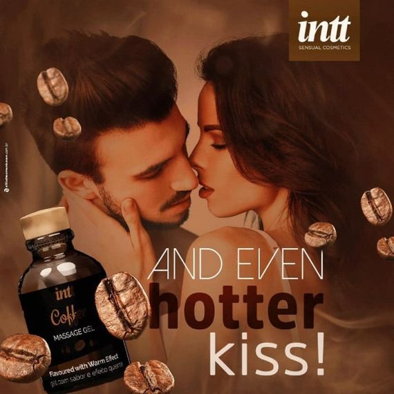 Їстівний масажний гель для інтимних зон Intt Coffee (30 мл) | Зображення 6