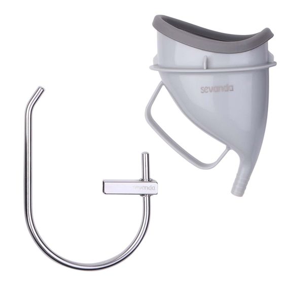 Набір для домінування LOCKINK SEVANDA Objectification Bathroom Set, маска та 4 насадки | Зображення 3