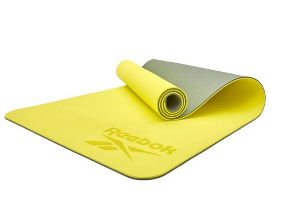 Двосторонній килимок для йоги Reebok Double Sided Yoga Mat зелений Уні 176 х 61 х 0,6 см RAYG-11042GR