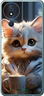 Чохол на Huawei Honor Play 50 Plus Білий кіт "5646u-3399-2448"