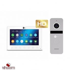 Комплект видеодомофона NeoLight Omega HD и Solo FHD silver