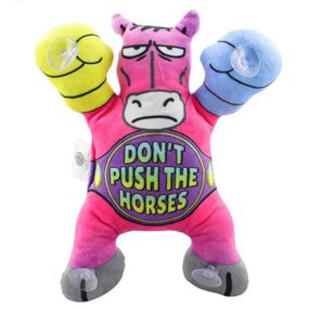 Детская мягкая игрушка "Лошадь на липучках" DPTS-5(Pink) размер 22 см