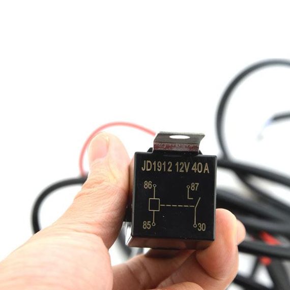 Проводка для LED фар і балок з пультом 3 метра 300W 30А | Зображення 4