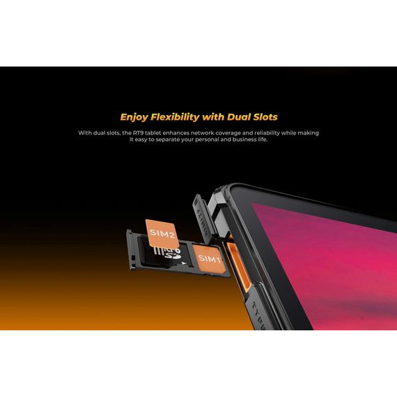 Планшет OUKITEL RT9 6/256GB LTE Orange (6931940766838) | Зображення 7