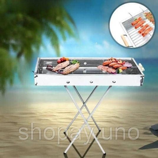 Переносний мангал BARBECUE TRAY 770T MD-008 809 (80*30*78см)