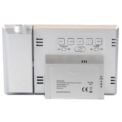Настільний годинник Technoline WT538 проекційний Silver/Anthracite (DAS301198) | Зображення 2