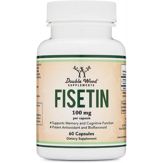 Комплекс для профілактики роботи головного мозку Double Wood Fisetin 100 mg 60 Caps