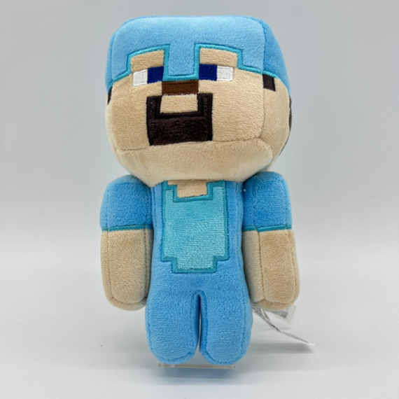 М'яка іграшка з гри Minecraft Стів у алмазній броні 22 см, іграшка для прихильників Майнкрафту | Зображення 3