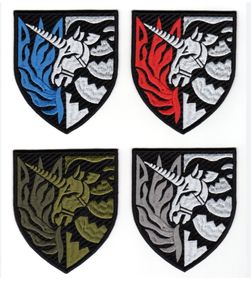 Шеврон единорог / комплект 4шт