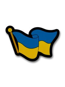 ПАТЧ (НАШИВКА) "Прапор" 3D ПВХ Синьо-жовтий