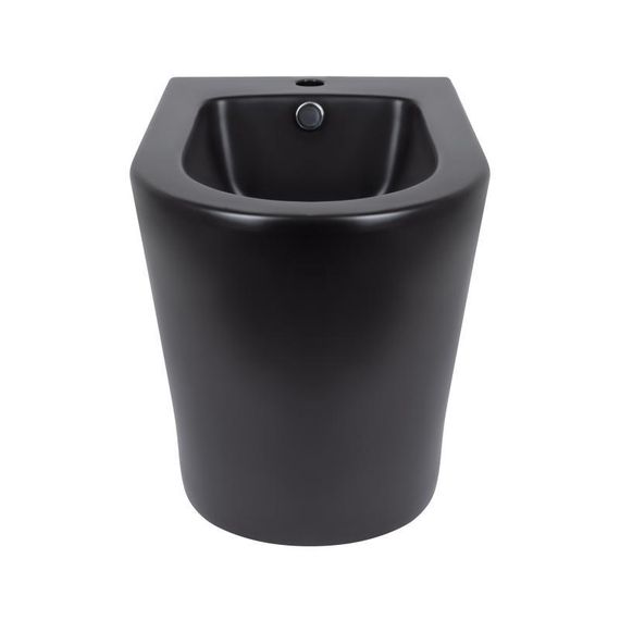 Биде напольное Qtap Scorpio 530x360x395 Matt black QT14441003CMB | Зображення 2