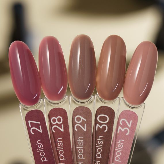 Гель-лак Valeri 027 "Вишневий йогурт" 6мл | Зображення 1