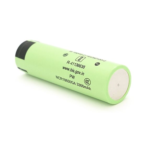 Акумулятор 18650 Li-Ion Panasonic NCR18650GA, 3300mAh, 10A, 4.2/3.6/2.5V, Green | Зображення 1