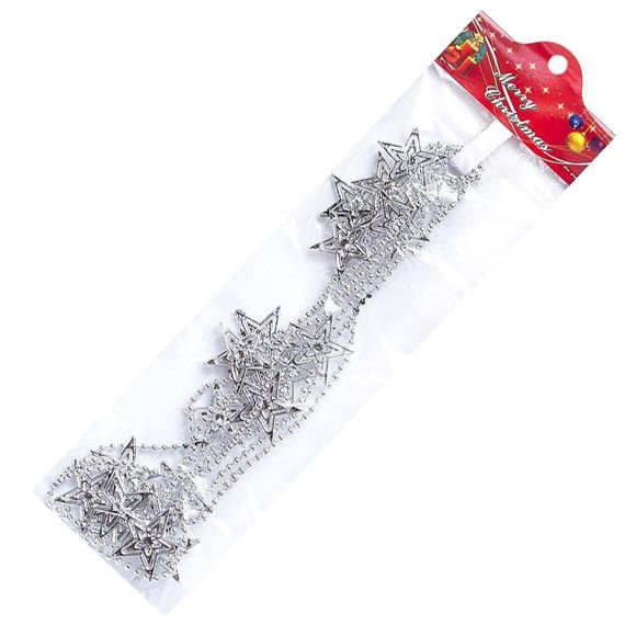 Декоративне намисто на ялинку "Зірочки" XYA-319 розмір 2,7 м | Зображення 1