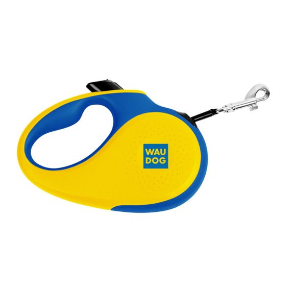 Рулетка для собак Waudog R-Leash S з рисунком "Colors Of Freedom", лента, 5 м