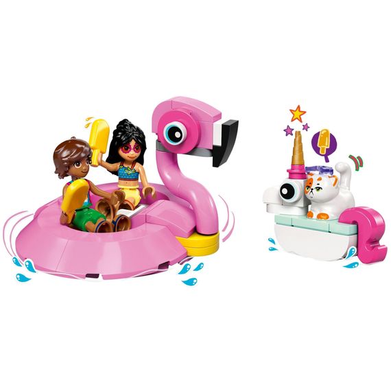 Конструктор LEGO Friends Вечірка єдинорога та фламінго біля басейну (42658) | Зображення 4