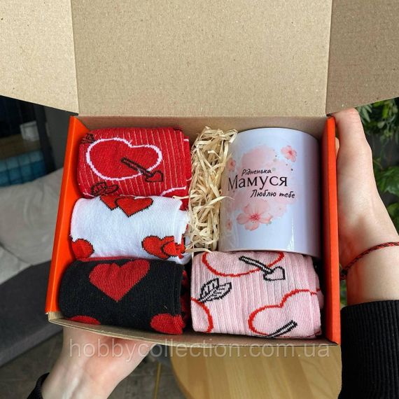 Подарунковий жіночих бокс кружка + 8 пар шкарпеток | Зображення 6