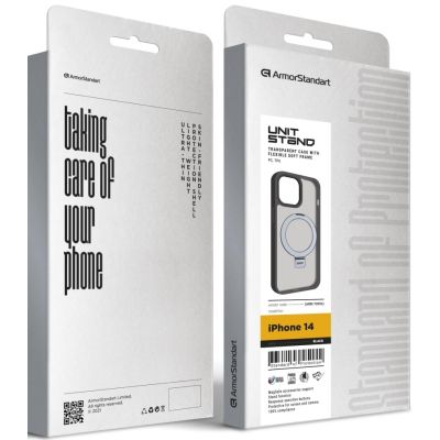 Чехол для мобильного телефона Armorstandart Unit Stand Apple iPhone 14 Black (ARM70556) | Зображення 1