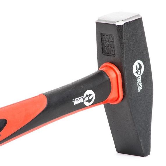 Молоток 1000 г.ручка з фібергласу INTERTOOL HT-0210 | Зображення 7