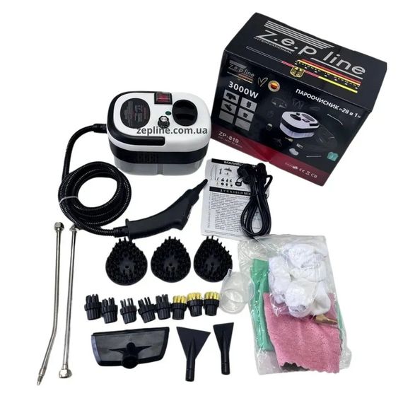 Пароочисник Zepline ZP-820 14 в 1 багатофункціональний 2500 Вт для дому на 1200 мл (47622-ZP 820_1365) | Зображення 2