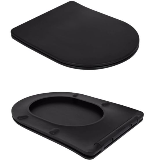 Унітаз підлоговий Qtap Scorpio Ultra Quiet з сидінням Slim Duroplast/ Soft-close/ Quick Release QT14226088AMB | Зображення 3