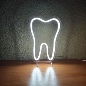 Неоновий світильник Зуб 230х325 acr-n000103