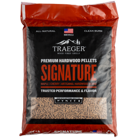 Пелети для гриля фірмова суміш Signature Blend 9кг 20л Traeger PEL346 Код: 009752
