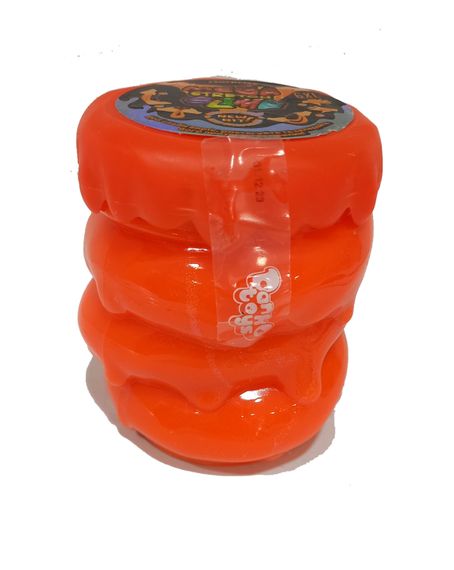 В'язка маса Mega Stretch Slime; 6XL SLM-13-01U Danko Toys (4823102805689) Помаранчевий