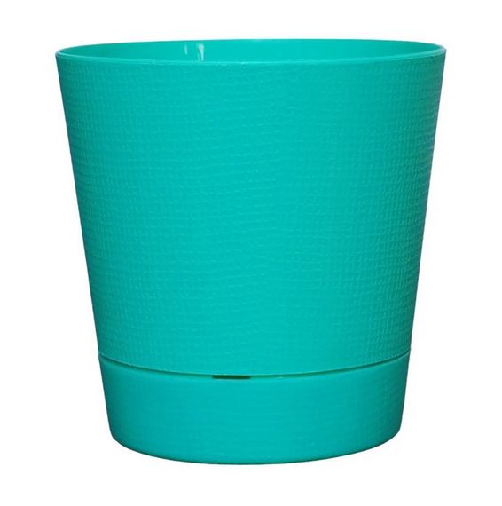 Горщик Фіалка 0.7 л з системою прикореневого поливу бірюзовий | Зображення 1