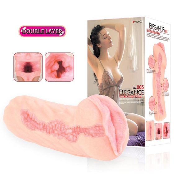 Мастурбатор Kokos Elegance 005 Double Layer Sex Aura | Зображення 5
