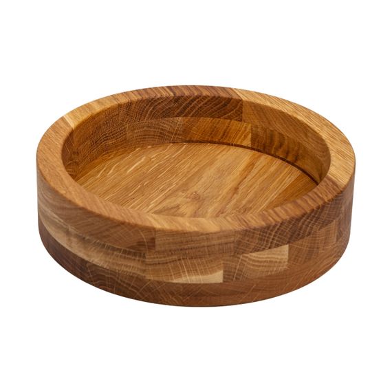 Дерев'яна миска для подачі 27 см глибока з дуба B1W270226 | Зображення 2