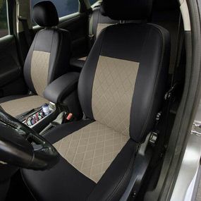 Чохли на сидіння з екошкіри ВАЗ Kalina 1118 2004-2013 EMC-Elegant