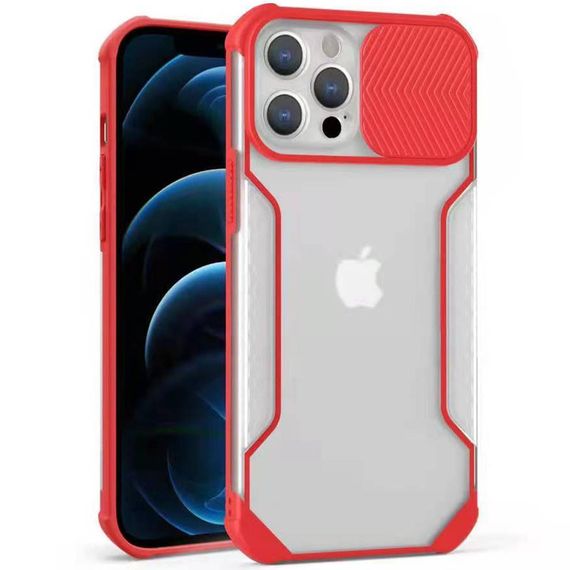 Чохол Camshield matte Ease TPU зі шторкою для Apple iPhone 11 Pro (5.8") Червоний