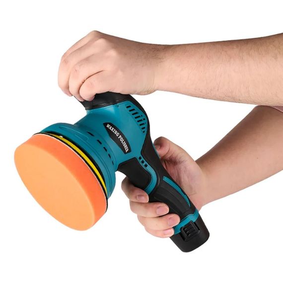 Беспроводная полировальная машинка с 2 аккумуляторами (12V), YK49 / Аккумуляторная полировально-шлифовальная | Зображення 5