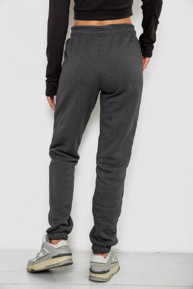 Спортивные штаны женские на флисе, цвет грифельный, 238R58641-2 | Зображення 3